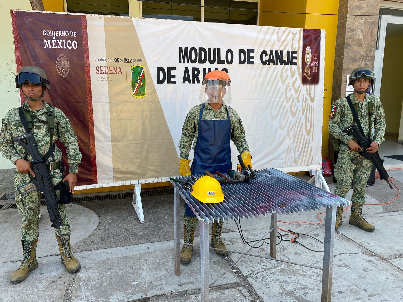 SEDENA pone en marcha campaña de canje de armas de fuego en La Unión - ANZ